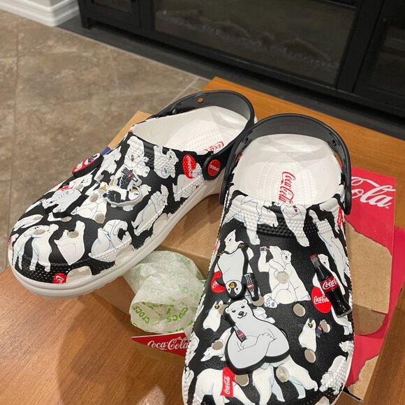 CROCS Other - Crocs Coca Cola CLassic Clog White 209314-100 Size Men 10 . Women 12